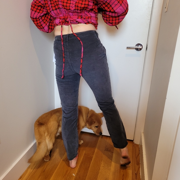 Free People Fine Line Straight Cropped Jean - Picture 9 of 10